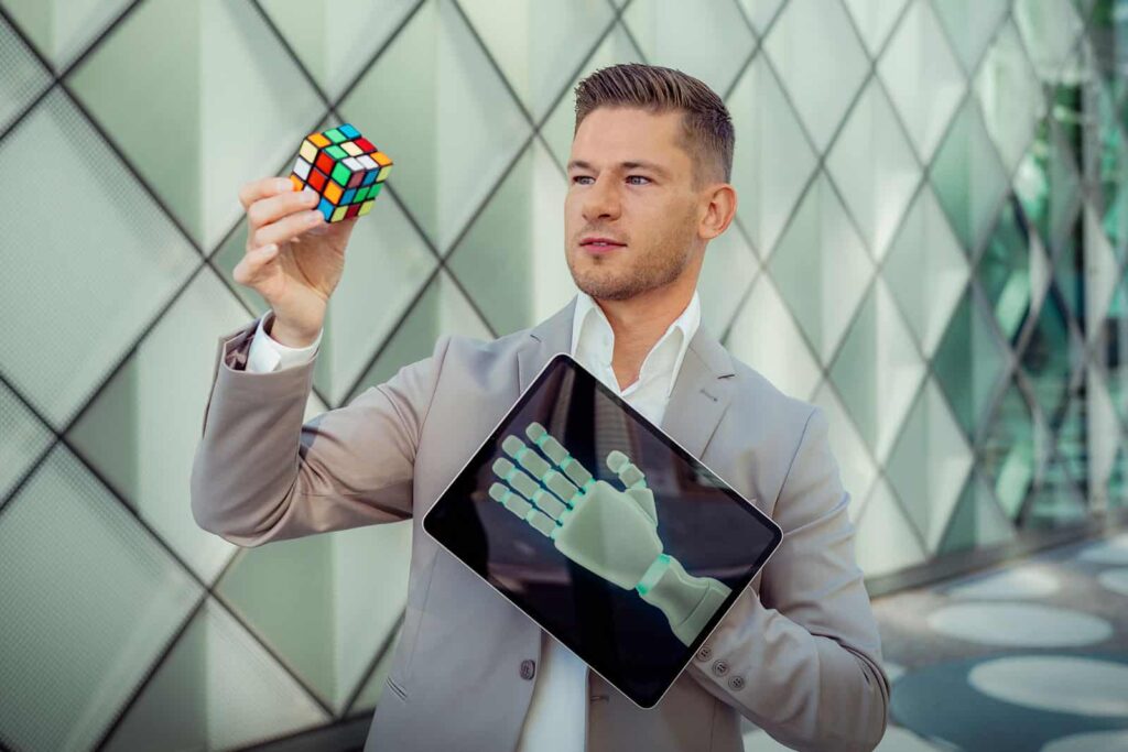 Man or Machine? Artificial intelligence.